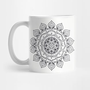 Mandala Flower Pattern Mug